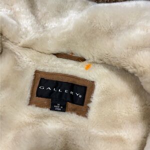 Gallery Soft Cream Faux Fur Jacket